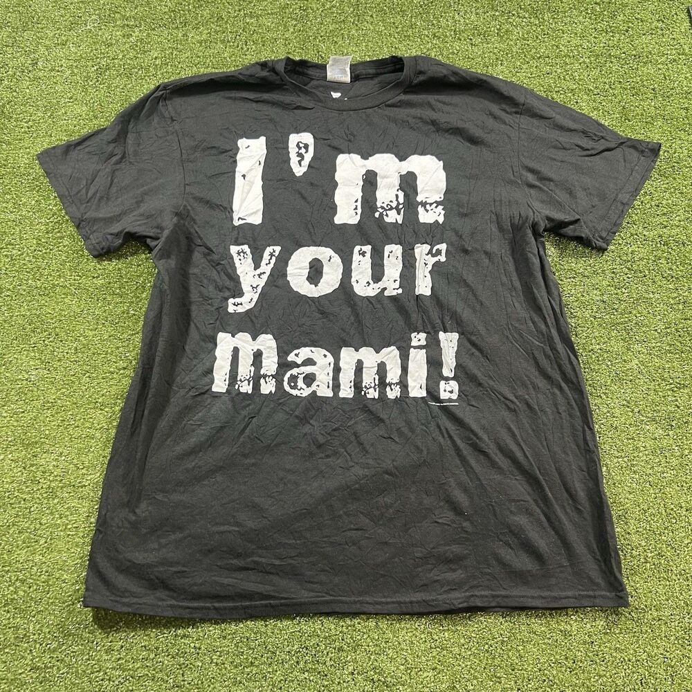 WWE Fanatics I'm Your Mami Black T-Shirt Men's XL Wrestling NWOT